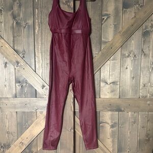 Fabletics Deep Red Jumpsuit